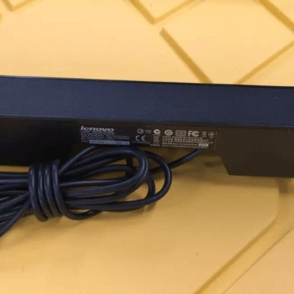 Lenovo 0A36190 Computer Speaker Soundbar for monitor attachment. USB cord cable - Picture 6 of 6